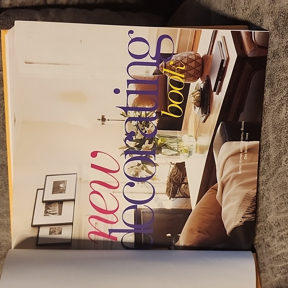 New Decorating book hardcover